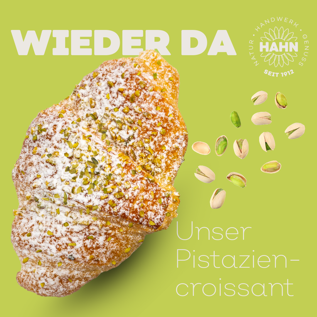 Das Pistaziencroissant ist wieder erhältlich.